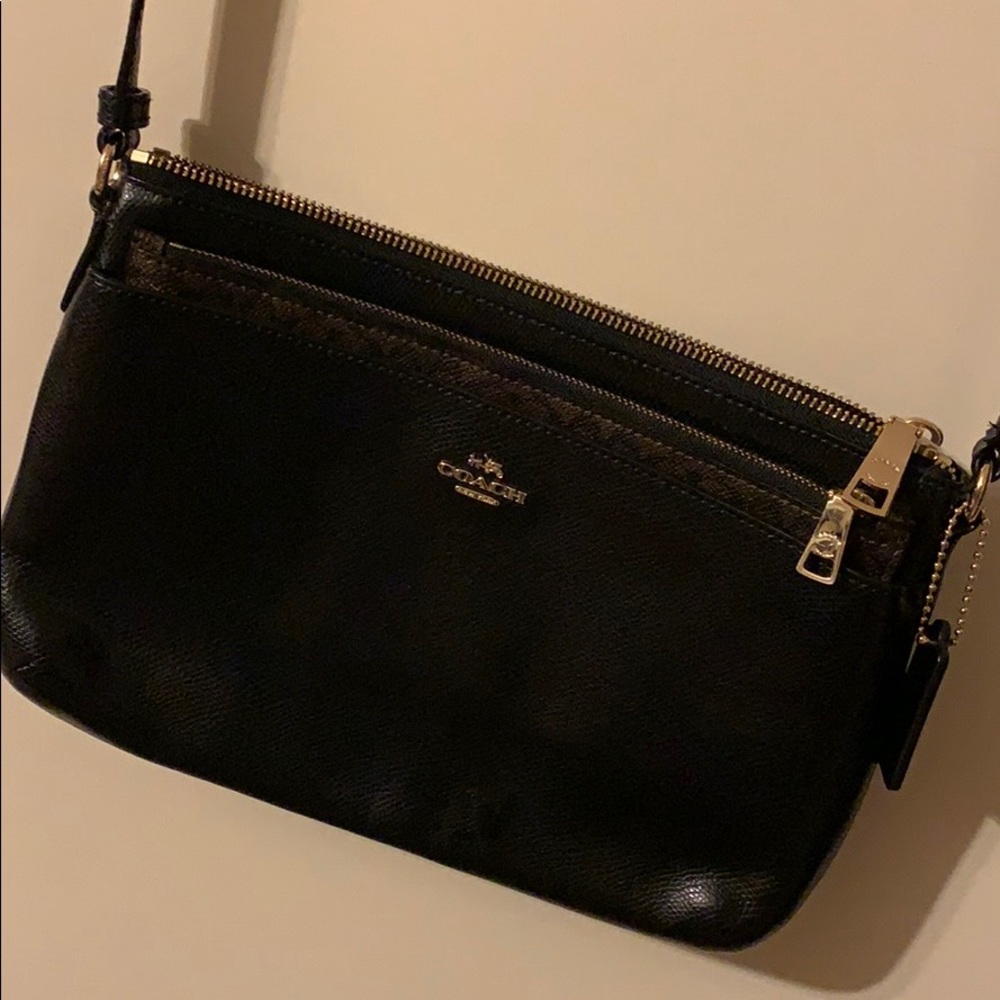 Black Coach Crossbody Purse